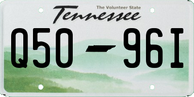 TN license plate Q5096I
