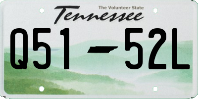 TN license plate Q5152L
