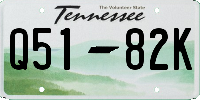 TN license plate Q5182K