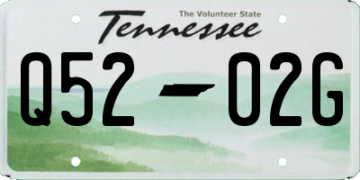 TN license plate Q5202G
