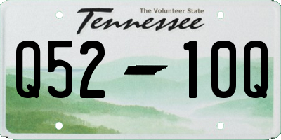 TN license plate Q5210Q