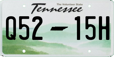 TN license plate Q5215H