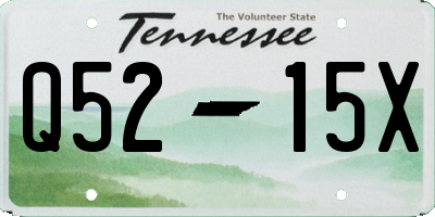 TN license plate Q5215X