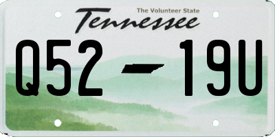 TN license plate Q5219U