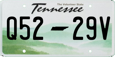 TN license plate Q5229V