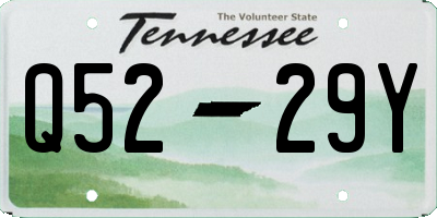 TN license plate Q5229Y