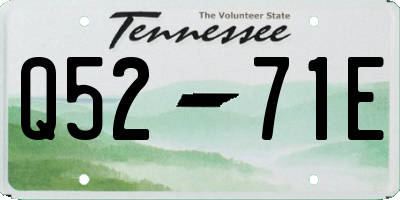 TN license plate Q5271E