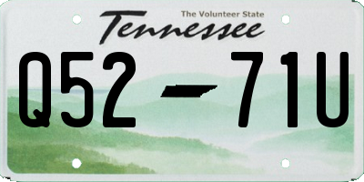 TN license plate Q5271U