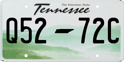 TN license plate Q5272C