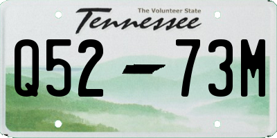 TN license plate Q5273M