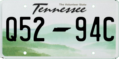 TN license plate Q5294C
