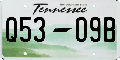 TN license plate Q5309B
