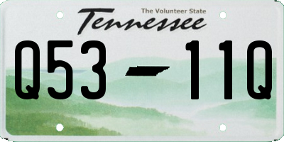TN license plate Q5311Q