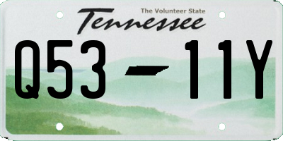 TN license plate Q5311Y