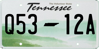 TN license plate Q5312A