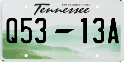 TN license plate Q5313A