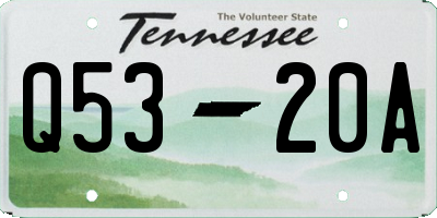 TN license plate Q5320A