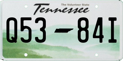 TN license plate Q5384I