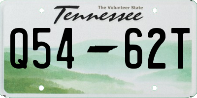TN license plate Q5462T