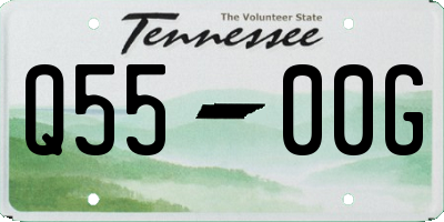 TN license plate Q5500G
