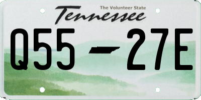 TN license plate Q5527E