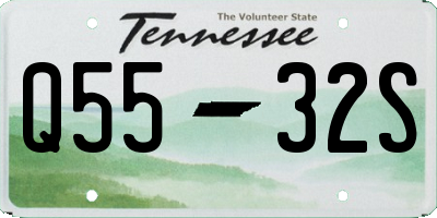 TN license plate Q5532S
