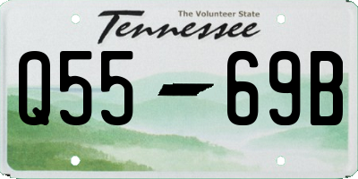 TN license plate Q5569B
