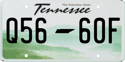 TN license plate Q5660F