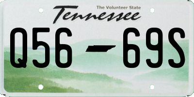 TN license plate Q5669S