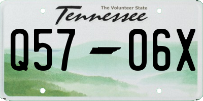 TN license plate Q5706X