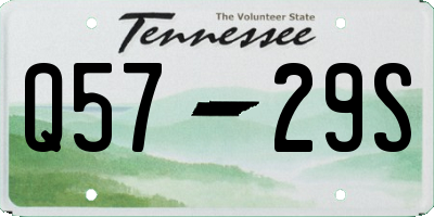 TN license plate Q5729S