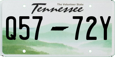 TN license plate Q5772Y