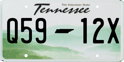 TN license plate Q5912X