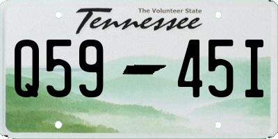 TN license plate Q5945I