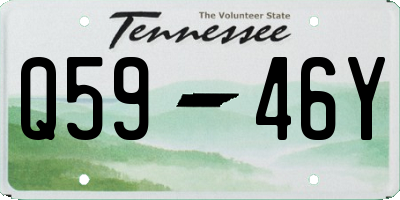 TN license plate Q5946Y