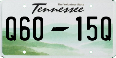 TN license plate Q6015Q