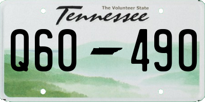 TN license plate Q6049O
