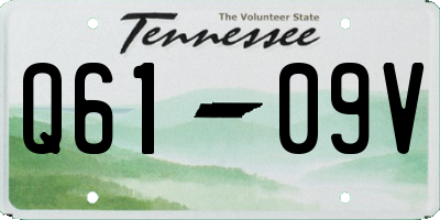 TN license plate Q6109V