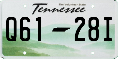 TN license plate Q6128I