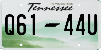 TN license plate Q6144U