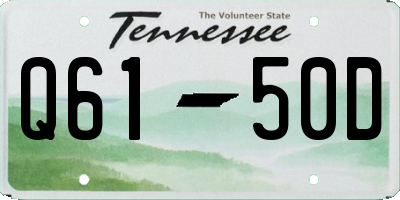 TN license plate Q6150D
