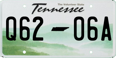 TN license plate Q6206A