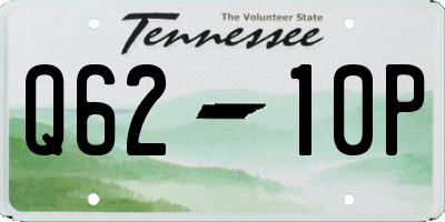 TN license plate Q6210P