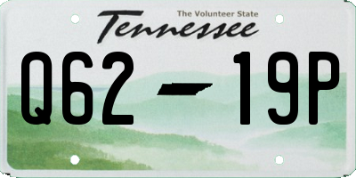 TN license plate Q6219P