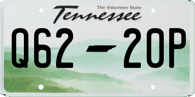 TN license plate Q6220P