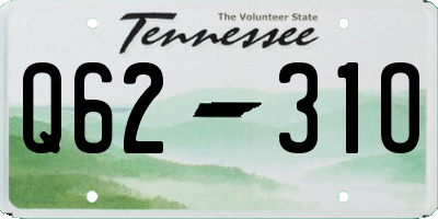 TN license plate Q6231O