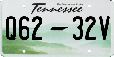 TN license plate Q6232V