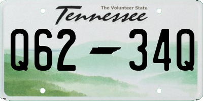 TN license plate Q6234Q
