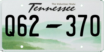 TN license plate Q6237O