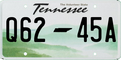 TN license plate Q6245A